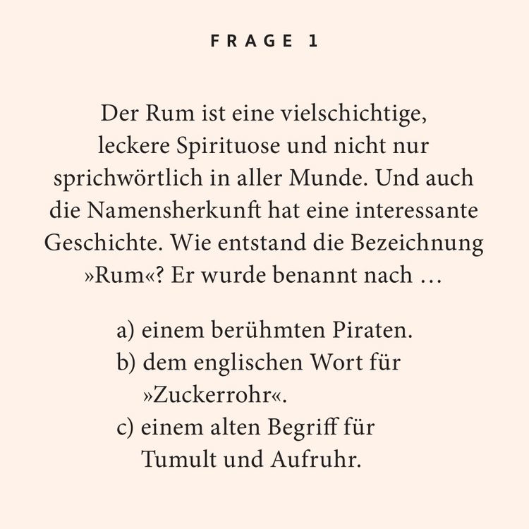 Produktbild: Rum-Quiz