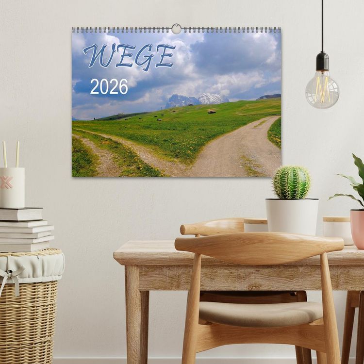 Produktbild: Wege 2026 (Wandkalender 2026 DIN A3 quer), CALVENDO Monatskalender