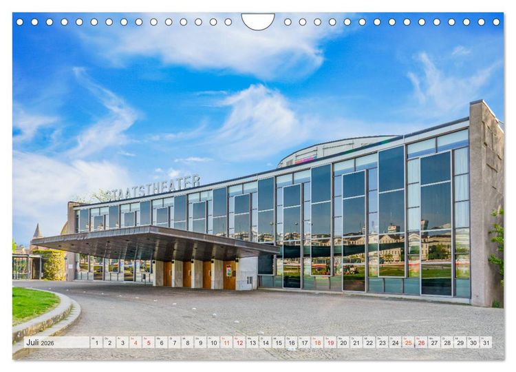 Produktbild: Kassel Stadtansichten (Wandkalender 2026 DIN A4 quer), CALVENDO Monatskalender