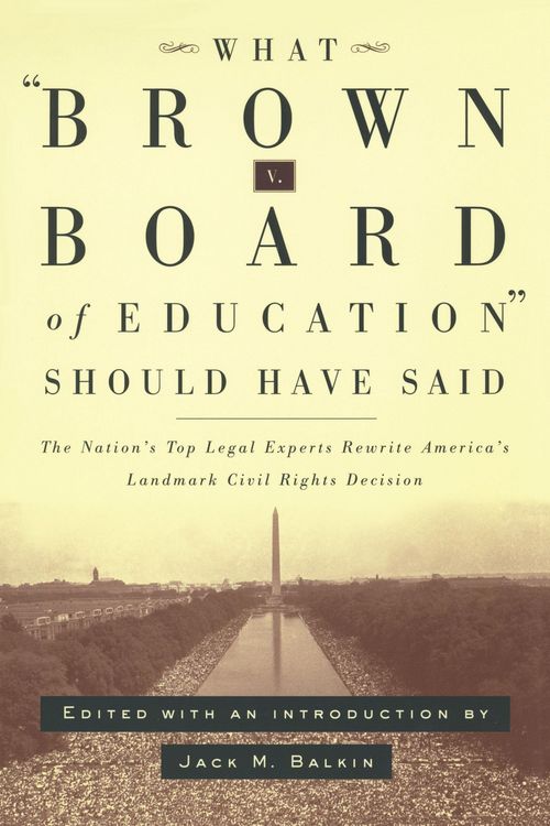 Produktbild: What Brown v. Board of Education Should Have Said