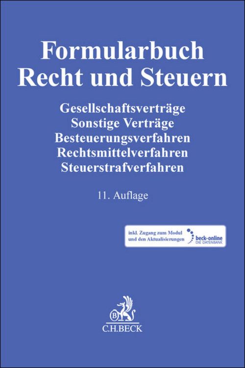 Produktbild: Formularbuch Recht und Steuern