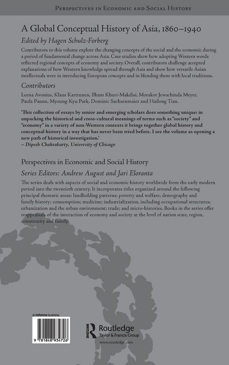 Produktbild: A Global Conceptual History of Asia, 1860-1940