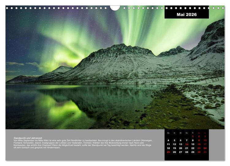 Produktbild: Wenn der Himmel gr&uuml;n wird (Wandkalender 2026 DIN A3 quer), CALVENDO Monatskalender