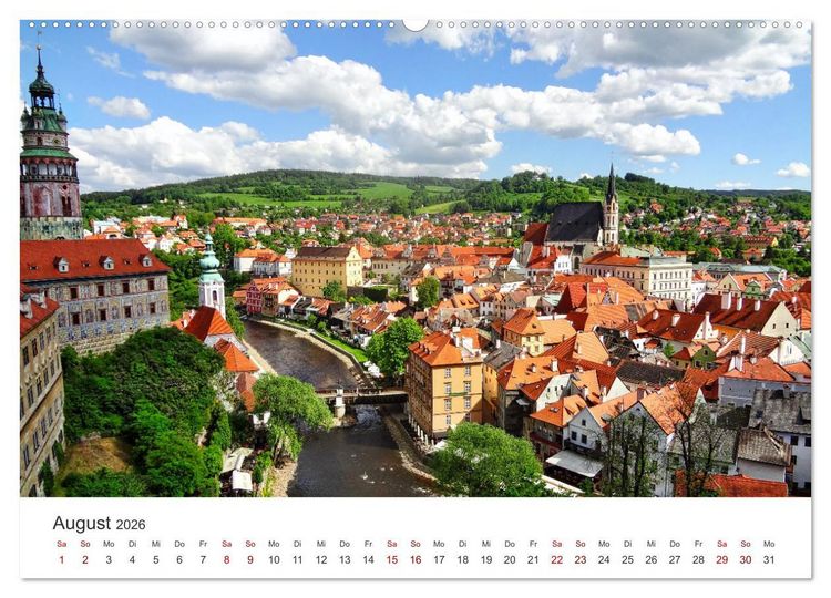 Produktbild: Prag - Die wundersch&ouml;ne Hauptstadt von Tschechien. (hochwertiger Premium Wandkalender 2026 DIN A2 quer), Kunstdruck in Hochglanz
