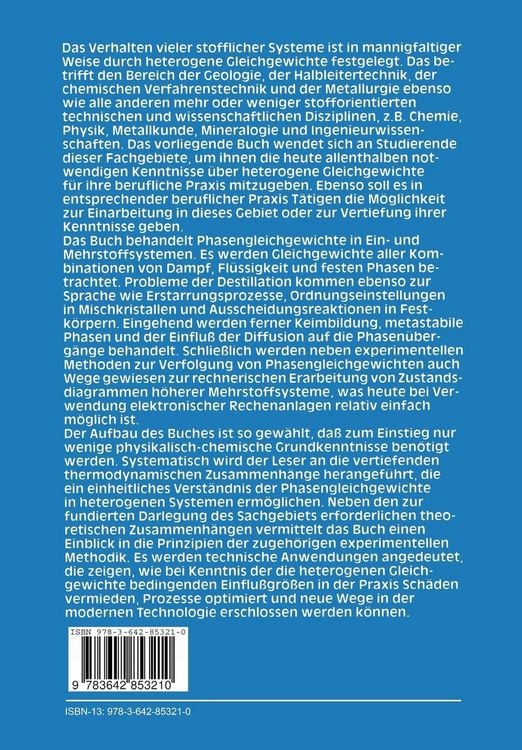 Produktbild: Heterogene Gleichgewichte