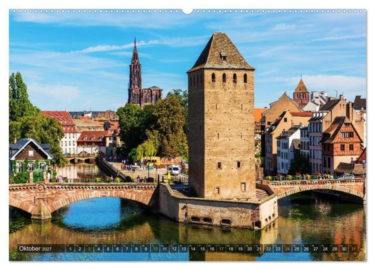 Produktbild: Stra&szlig;burg - ein fotografischer Streifzug (hochwertiger Premium Wandkalender 2027 DIN A2 quer), Kunstdruck in Hochglanz