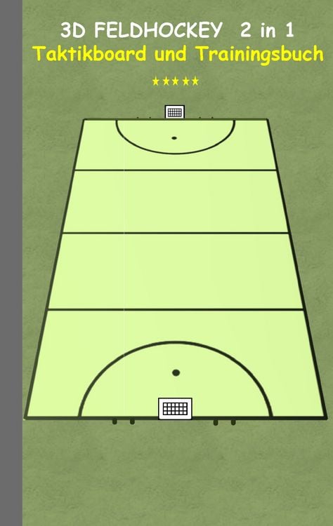 Produktbild: 3D Feldhockey 2 in 1 Taktikboard und Trainingsbuch