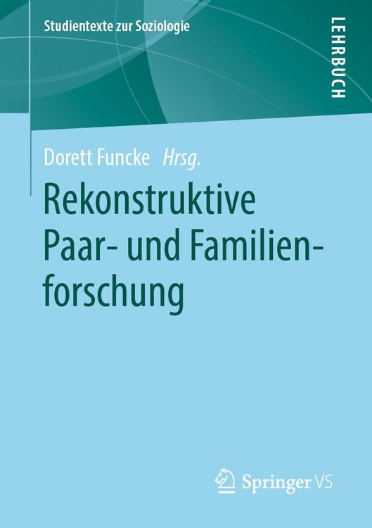 Produktbild: Rekonstruktive Paar- und Familienforschung
