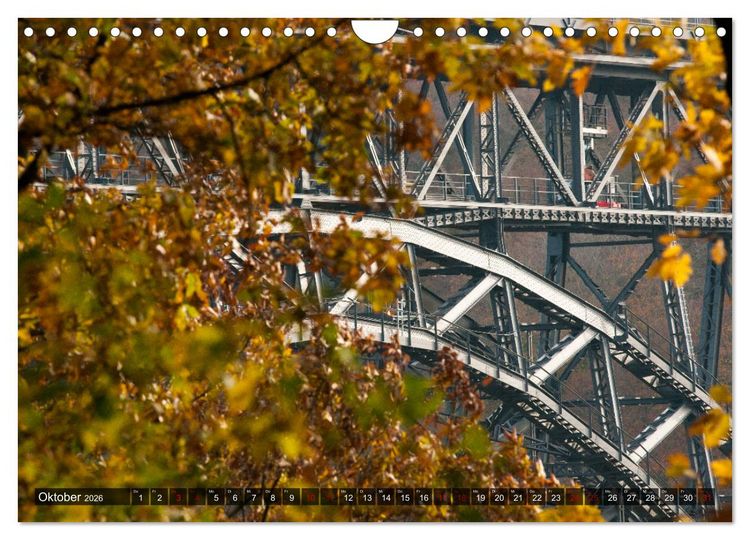 Produktbild: M&uuml;ngstener Br&uuml;cke - Stahlkonstruktion der Superlative (Wandkalender 2026 DIN A4 quer), CALVENDO Monatskalender
