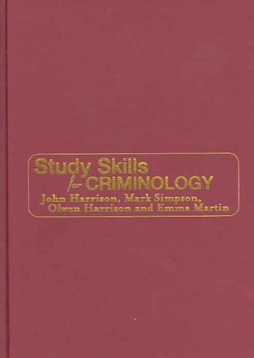 Produktbild: Study Skills For Criminology