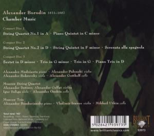 Produktbild: Borodin: S&auml;mtliche Kammermusik