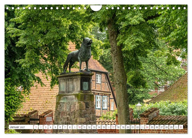 Produktbild: Deutschlands sch&ouml;nste Altst&auml;dte - Schleswig-Holstein (Wandkalender 2027 DIN A4 quer), CALVENDO Monatskalender