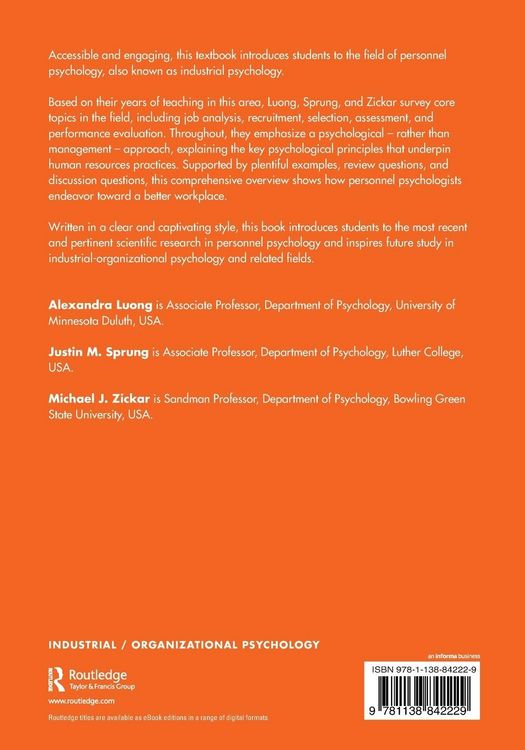 Produktbild: Personnel Psychology