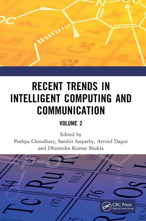 Produktbild: Recent Trends in Intelligent Computing and Communication