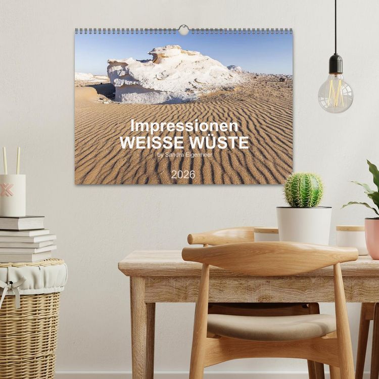 Produktbild: Impressionen - Wei&szlig;e W&uuml;ste (Wandkalender 2026 DIN A3 quer), CALVENDO Monatskalender