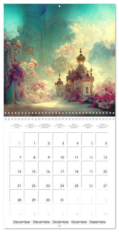 Produktbild: Rococo rooms (Wall Calendar 2026 12 &times; 12 Inch) CALVENDO 12 Month Wall Calendar