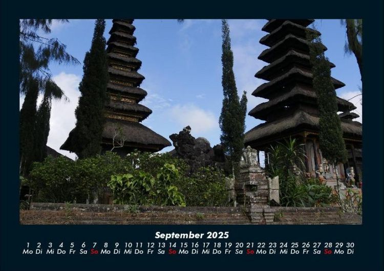 Produktbild: Indonesiens Sch&ouml;nheit 2025 Fotokalender DIN A4