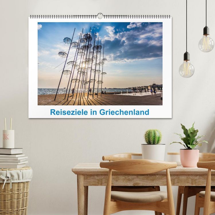 Produktbild: Reiseziele in Griechenland (Wandkalender 2026 DIN A2 quer), CALVENDO Monatskalender