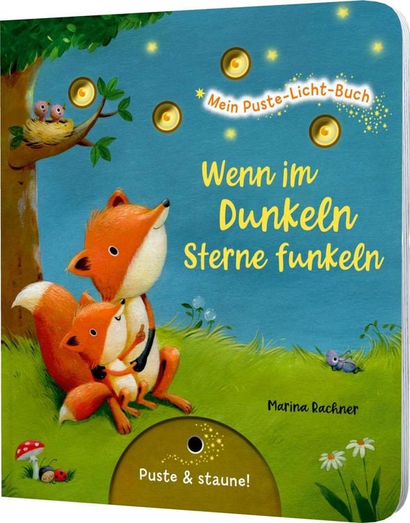 Produktbild: Mein Puste-Licht-Buch: Wenn im Dunkeln Sterne funkeln