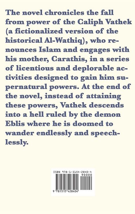 Produktbild: The History of the Caliph Vathek