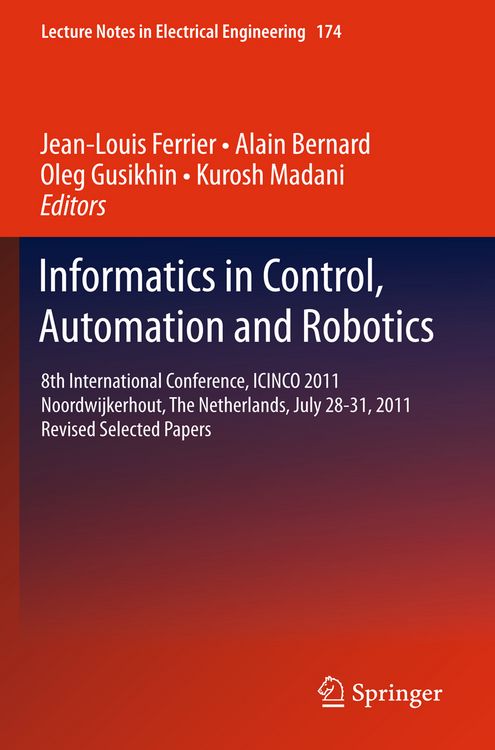 Produktbild: Informatics in Control, Automation and Robotics