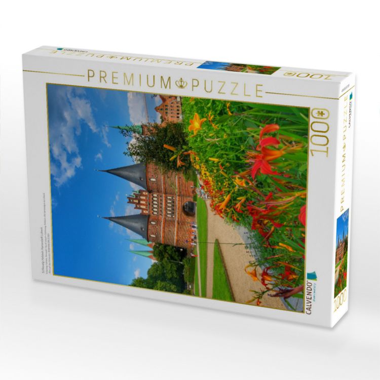 Produktbild: CALVENDO Puzzle Schleswig-Holstein, Hansestadt L&uuml;beck | 1000 Teile Lege-Gr&ouml;&szlig;e 64x48cm Foto-Puzzle f&uuml;r gl&uuml;ckliche Stunden