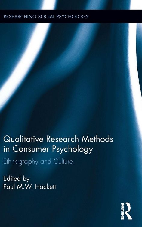 Produktbild: Qualitative Research Methods in Consumer Psychology