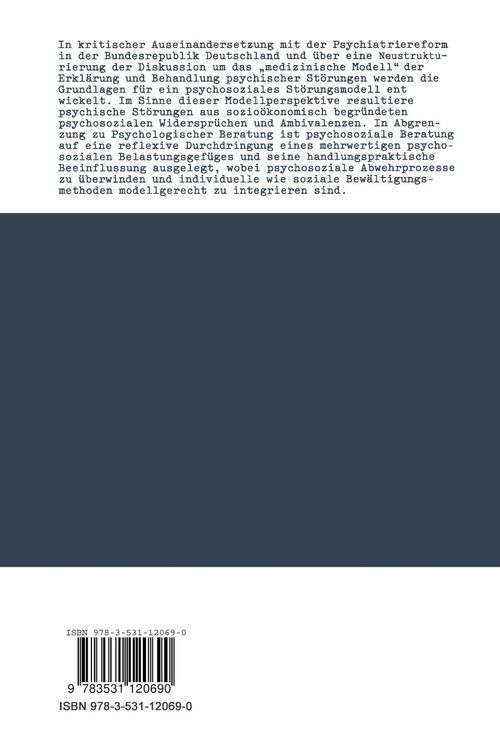 Produktbild: Grundlagen psychosozialer Beratung