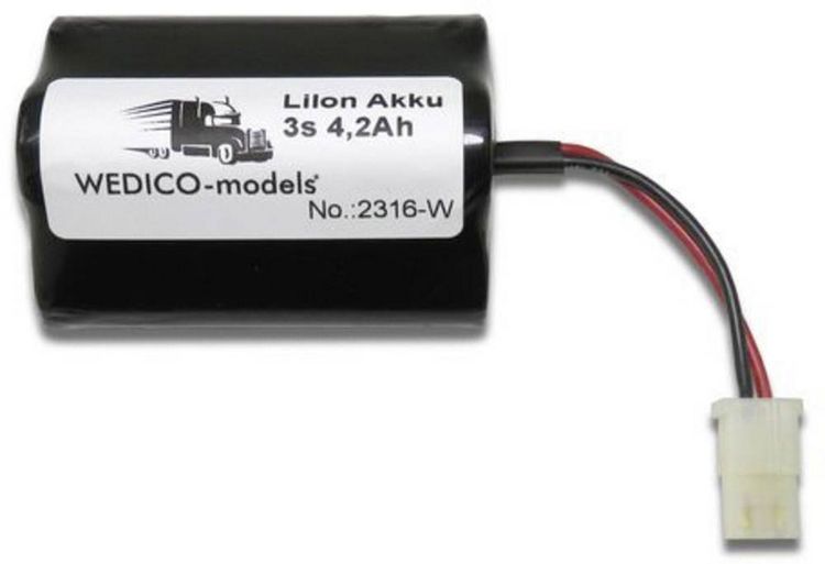 Produktbild: WEDICO-models Modellbau-Akkupack (LiIon) 11.1V 4200 mAh AMP