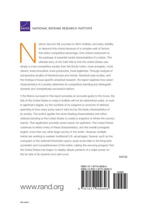 Produktbild: The Societal Foundations of National Competitiveness