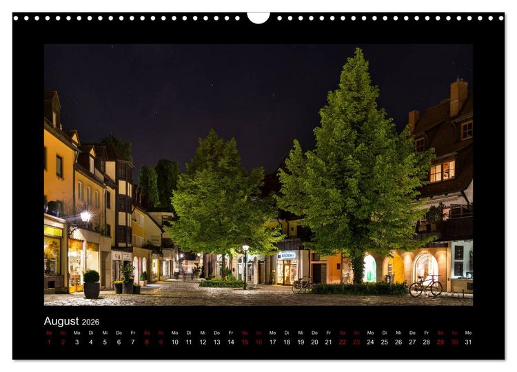 Produktbild: N&uuml;rnberg - Die Altstadt bei Nacht (Wandkalender 2026 DIN A3 quer), CALVENDO Monatskalender