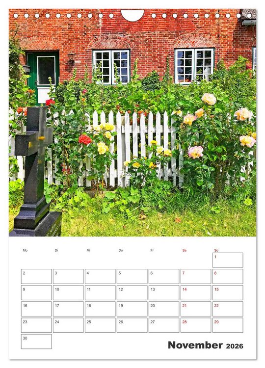 Produktbild: Hallig Hooge - Reiseplaner (Wandkalender 2026 DIN A4 hoch), CALVENDO Monatskalender