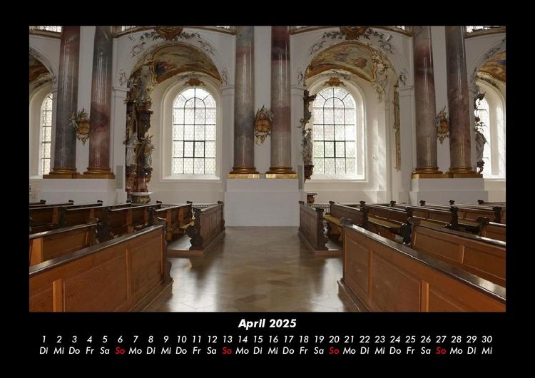 Produktbild: Religi&ouml;se Architektur 2025 Fotokalender DIN A3