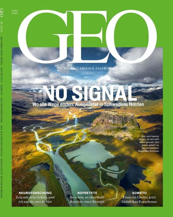 Produktbild: GEO 06/2026 - NO SIGNAL - Ausgesetzt in Schwedens Norden