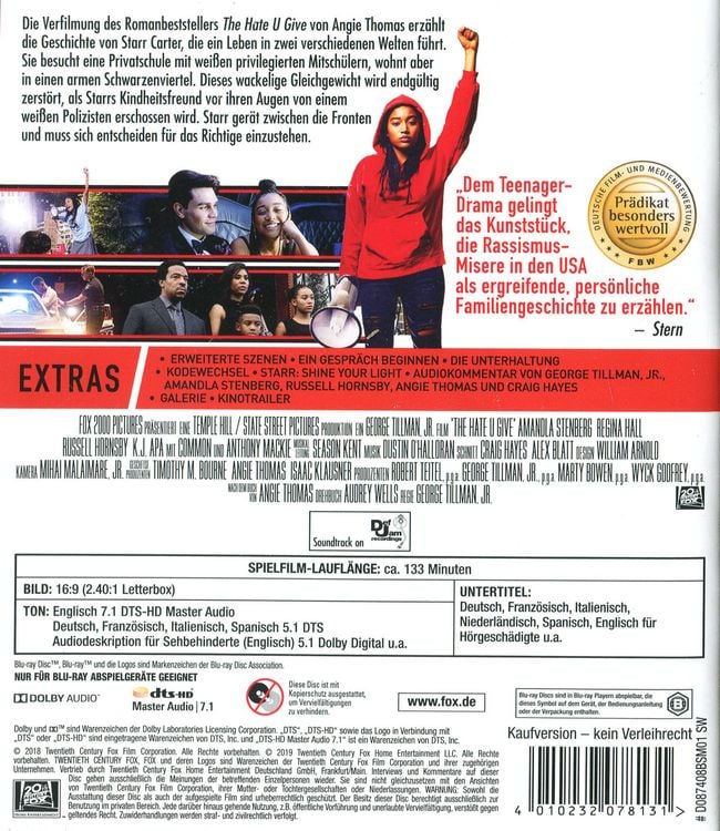 Produktbild: The Hate U Give