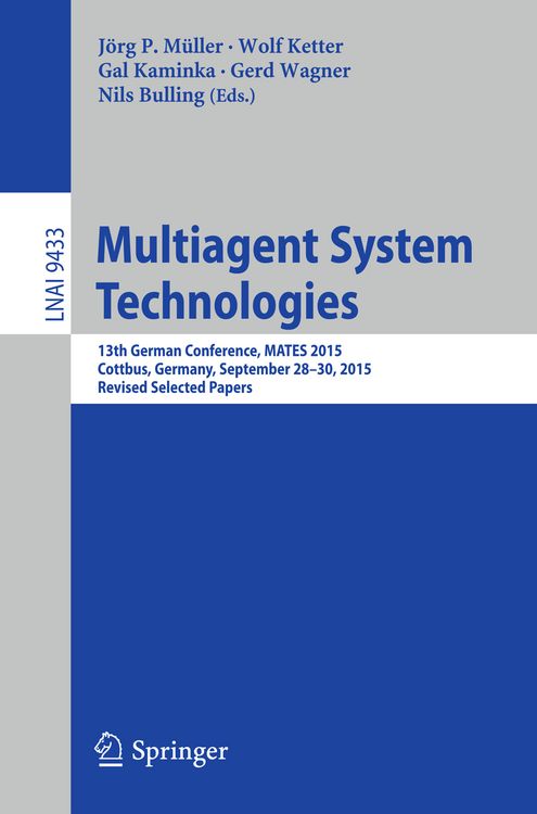 Produktbild: Multiagent System Technologies
