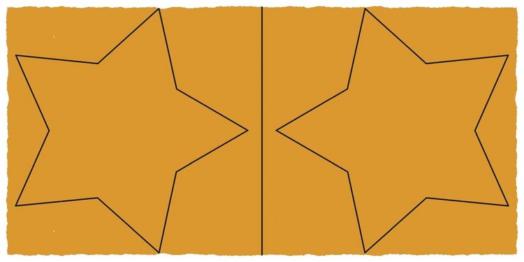 Produktbild: URSUS Laternenzeit Twinkle Star Neon, leuchtorange