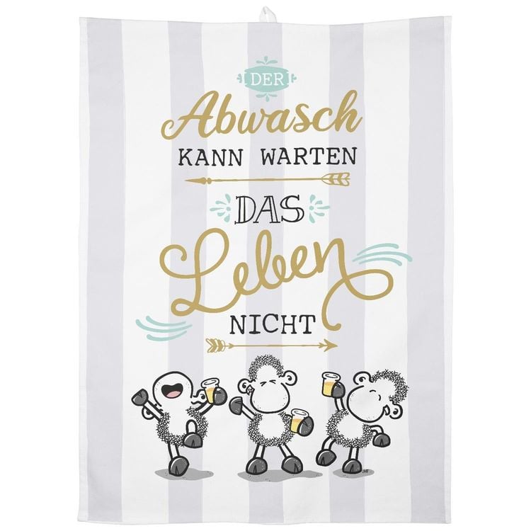 Produktbild: Sheepworld 47095 Geschirrtuch Abwasch