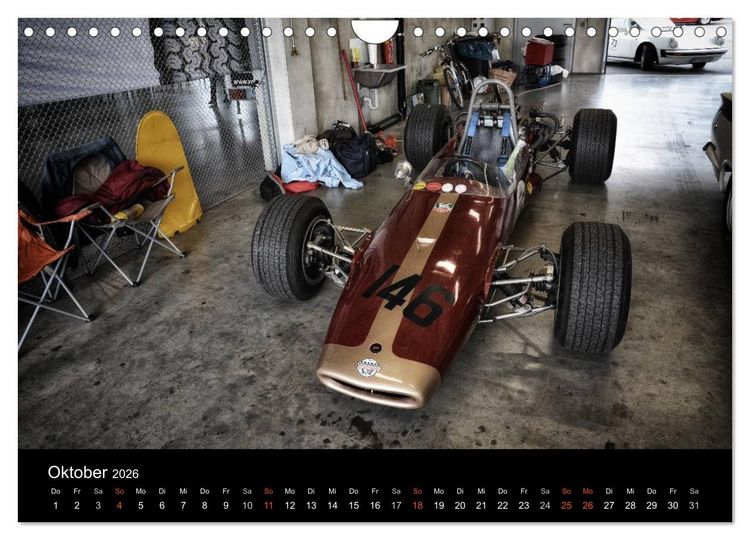 Produktbild: Raceday (Wandkalender 2026 DIN A4 quer), CALVENDO Monatskalender