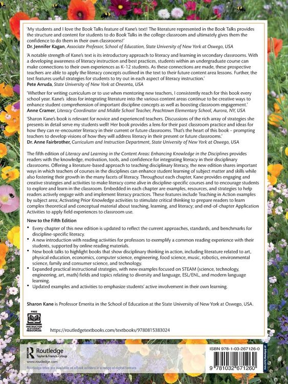 Produktbild: Literacy and Learning in the Content Areas