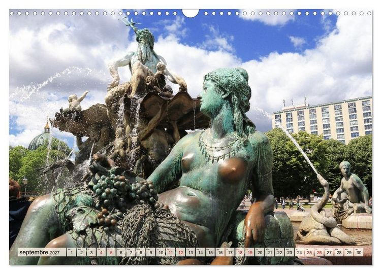 Produktbild: Berlin - dans le centre historique (Calendrier mural 2027 DIN A3 vertical), CALVENDO calendrier mensuel