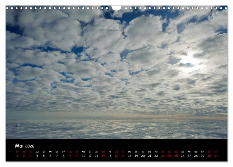 Produktbild: Wolkenwelten (Wandkalender 2026 DIN A3 quer), CALVENDO Monatskalender