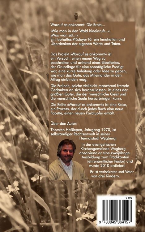 Produktbild: Worauf es ankommt: Die Ernte...