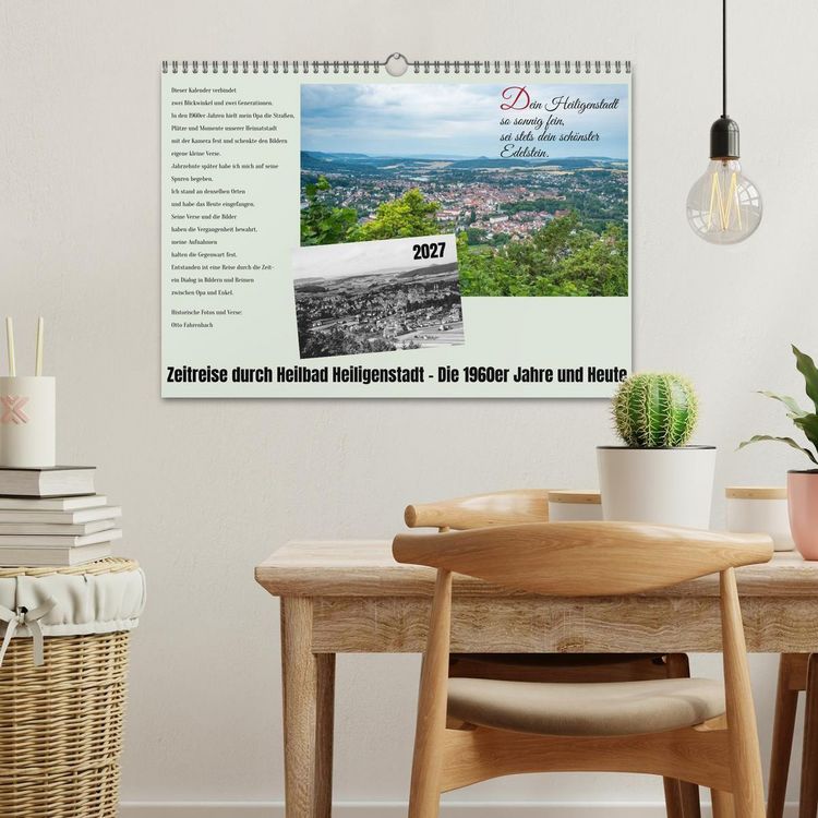 Produktbild: Zeitreise durch Heilbad Heiligenstadt - Die 1960er Jahre und Heute (Wandkalender 2027 DIN A3 quer), CALVENDO Monatskalender