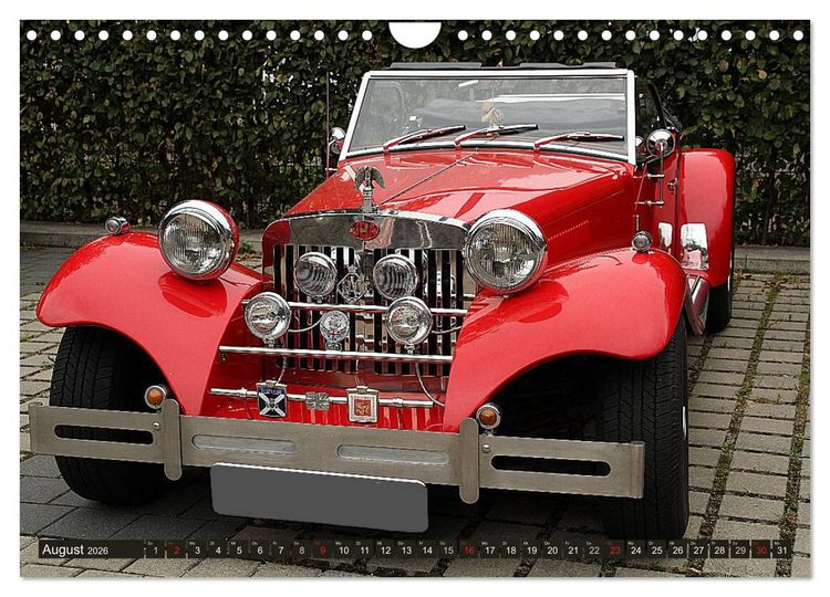 Produktbild: Oldtimer vergangenger Jahrzehnte (Wandkalender 2026 DIN A4 quer), CALVENDO Monatskalender
