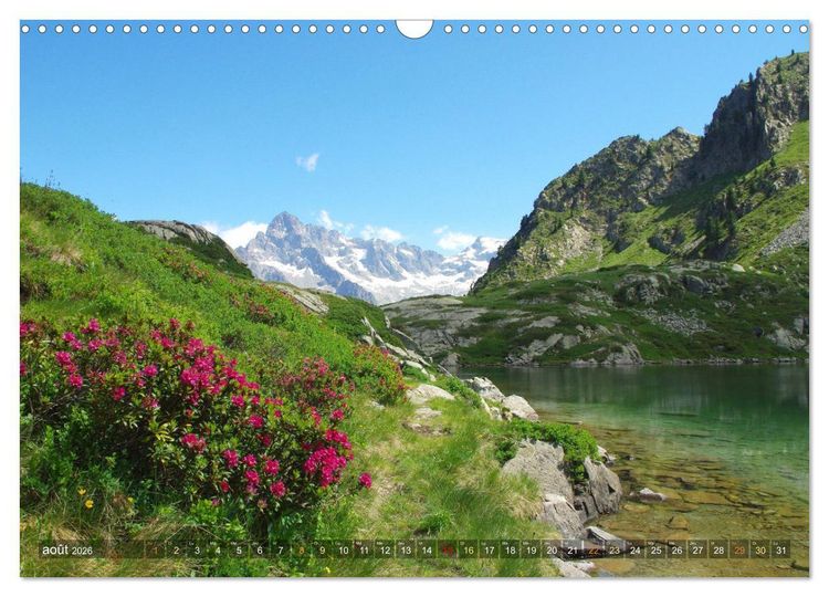 Produktbild: Le paradis des lacs de montagne (Calendrier mural 2026 DIN A3 vertical), CALVENDO calendrier mensuel