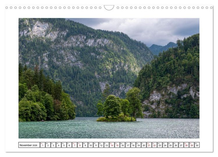 Produktbild: Morgen am K&ouml;nigssee - Spiegelungen und Stille (Wandkalender 2026 DIN A3 quer), CALVENDO Monatskalender