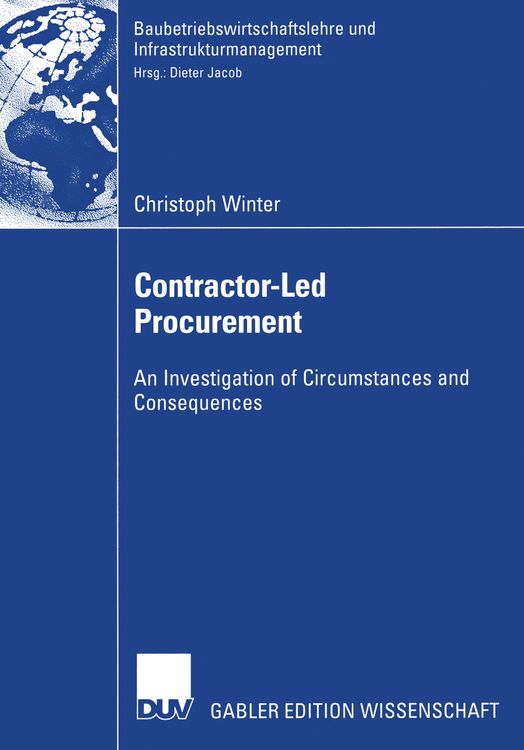 Produktbild: Contractor-Led Procurement