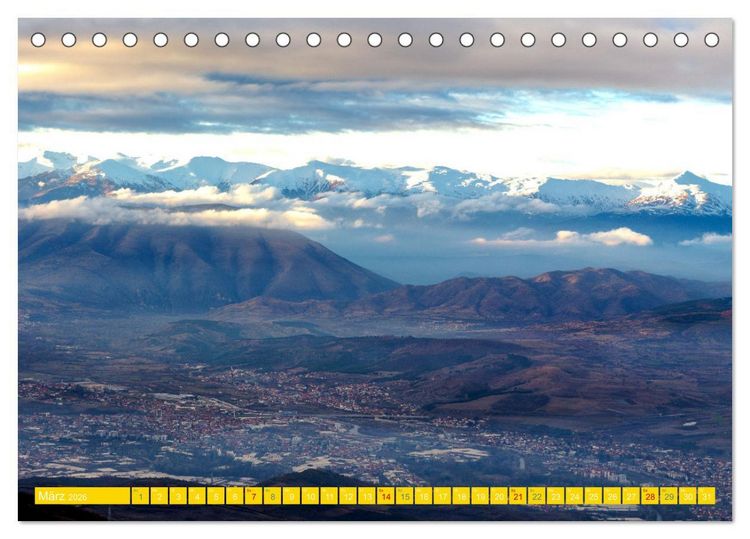 Produktbild: Skopje - Nordmazedoniens &uuml;berraschende Hauptstadt (Tischkalender 2026 DIN A5 quer), CALVENDO Monatskalender
