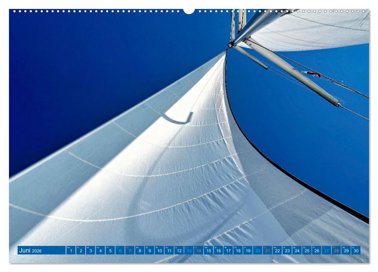 Produktbild: SEGELN - unterwegs mit dem Wind (hochwertiger Premium Wandkalender 2026 DIN A2 quer), Kunstdruck in Hochglanz